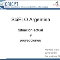 SciELO Argentina :  situación actual y proyecciones