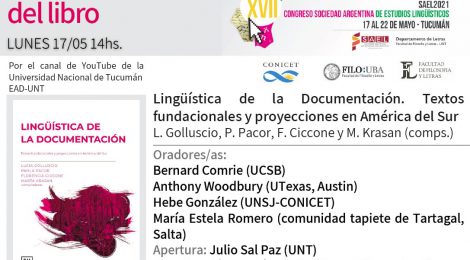 Presentación del libro Lingüística de la documentación. Textos fundacionales y proyecciones en América del Sur